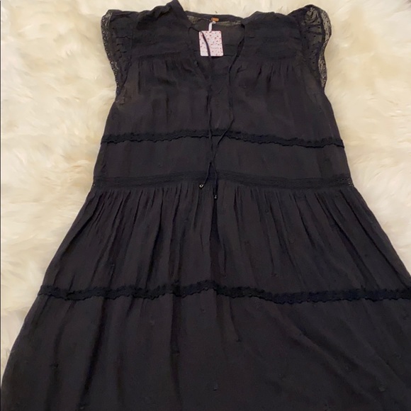 Free People Midnight Black Midi Dress. XS, L - Picture 5 of 11